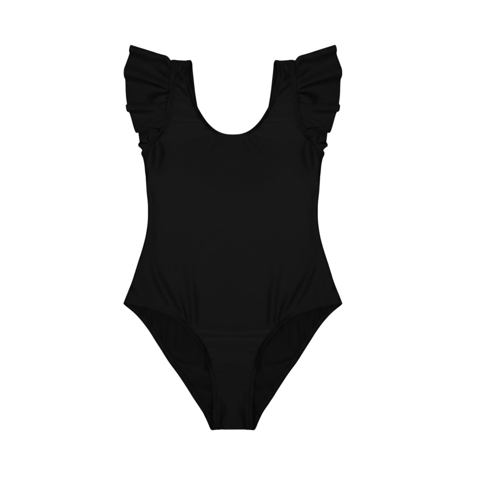 Bañador Monokini Liso Volantes Detalle Elegante cómodo Mujer Verano