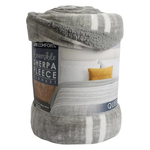 Life Comfort Decorative Mixed Yarn Throw Blanket - 60x70