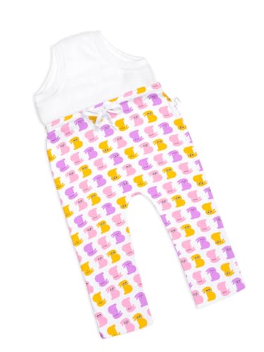 Image of superbottoms Diaper Pants | Cotton Baby Cotton Pants with Attached Padded Underwear | Ideal for Diaper-Free Time, Outings & Potty Training | Unisex | Soft Fit