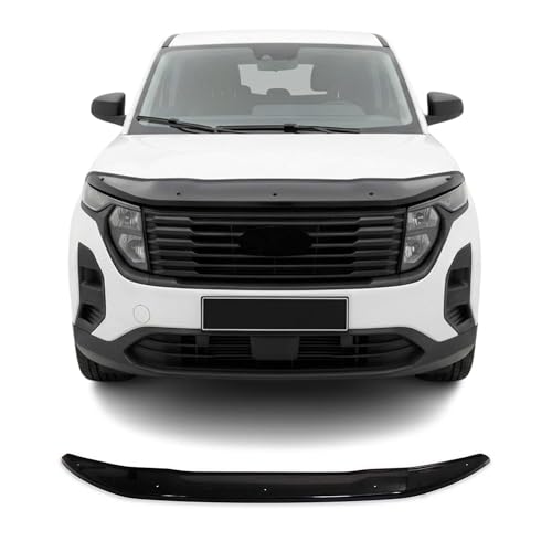 Déflecteurs d'air capot de voiture Ford Transit Courier ABS noir premium