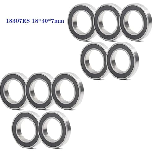 Rodamientos de bolas for tambor 18307-2RS para reparación de ejes 18x30x7mm 2