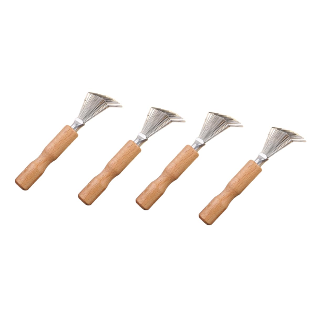 Healvian 12stücke Holzgriff Haarschneider-krallenreiniger Effektives Reinigungstool Für Haarbürsten Ergonomisches Design Für Heim Und Salongebrauch Robust Und Langlebig Einfache