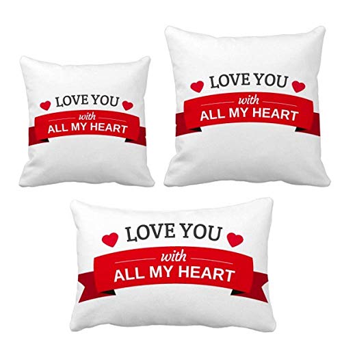 Jeté de coussin avec coussin décoration de canapé salon Saint-Valentin - 2