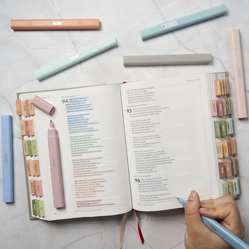 BLIEVE Bible Highlighters No Bleed Through, Pastel Colors, Dual Tip, 8 Pack by BLIEVE - Image 3
