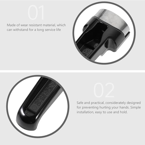 Set de manijas de reemplazo para olla a presión, manijas universales para tapas de olla de 24-30cm, manijas de baquelita resistentes al calor, accesorio de cocina robusto para repuestos de olla y vaporera miniatura 6