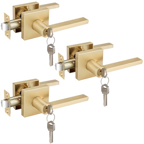 Manillas Puertas Interior Doradas Marca EHOMEWARE