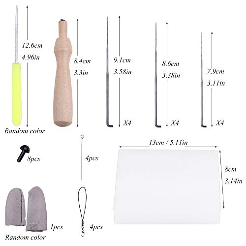 image for LOKUNN Needle Felting Starter Kit, Complete Needle Felting Tools, Need