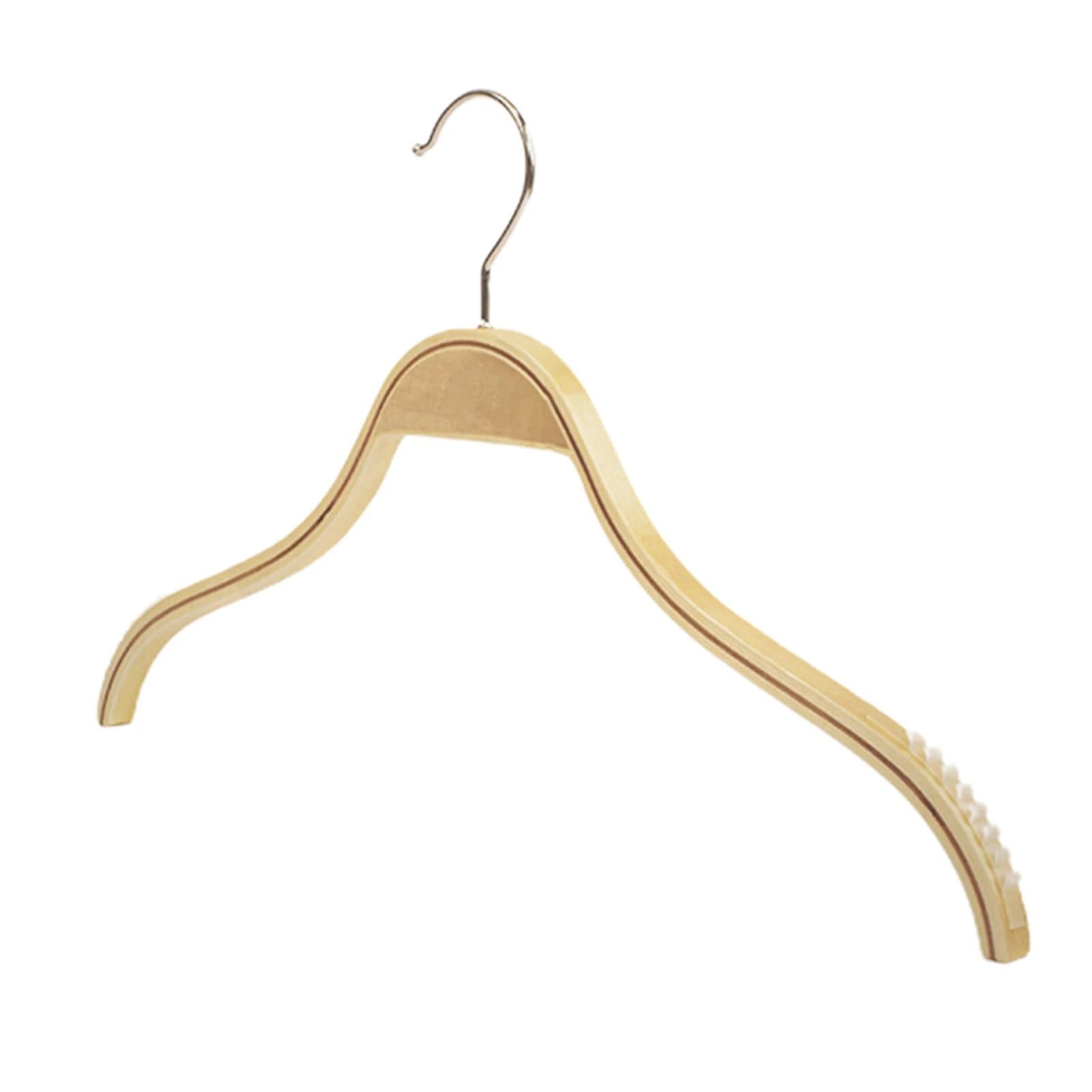 Wooden Hangers 10 Pcs Wood Coat Hangers, Clothing Hanging Rack Wooden Coat Hangers
