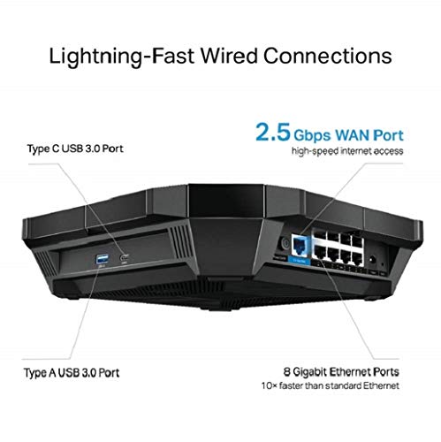 Roteador TP-Link AX6000 WiFi 6, Roteador WiFi Smart 8-Stream (Archer AX6000) - Roteador sem fio 802.