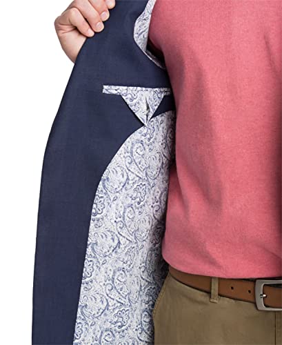 Lauren Ralph Lauren Mens Regular-Fit Linen Blazer 48 Regular Navy Sport Coat #TOP3