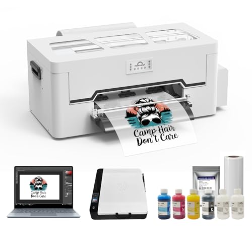 RAINBOWDGT Peacock 33 A3 DTF Printer XP600 Garment Printer...