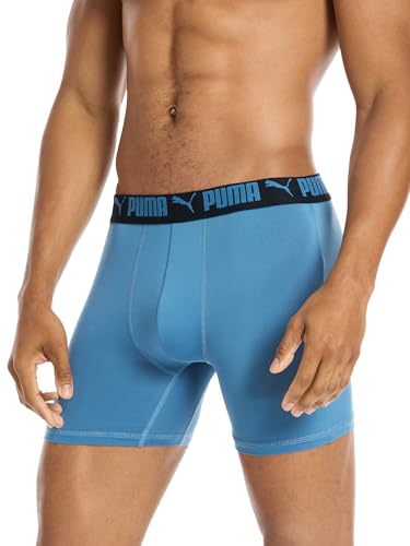 Image of PUMA Men's 4 Pack Active Stretch Boxer Briefs
