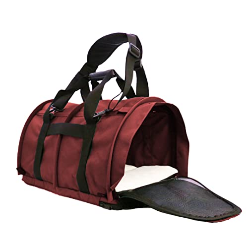 SturdiBag XL Pet Travel Carrier: Flexible Height for Cat and Dog Soft Sided with Safety Clips and Seatbelt Straps | Blue Jay 20 x 16 x 12 PN: SB3-BJ product thumbnail 12