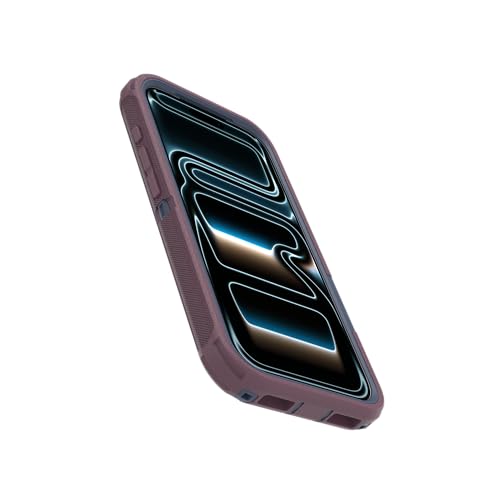 Image of OtterBox iPhone 17 Pro (Only) - Defender Series Case - Tulipwood Glow (Purple & Blue) - Snaps on MagSafe - Tough - Rugged & Durable