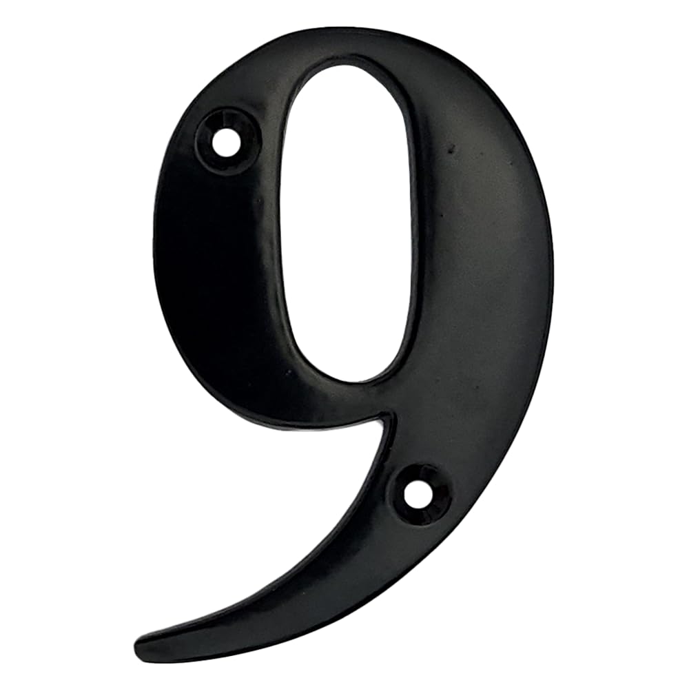A10SHOP Doris 3-Inch Brass Metal Letters Address Signs For Houses Mailbox Numbers House Numbers For Outside House Numbers Address Sign For Outdoor Sign Door Numbers (Number 5, Satin Black) — Amazon image 9
