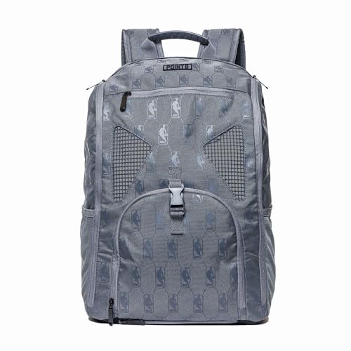 POINT3 NBA Basketball Backpacks Road Trip Tech 2.0 - Black, Officially Licensed NBA Bag with...