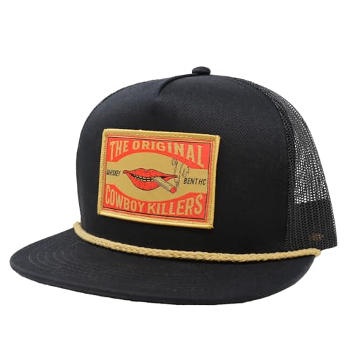 Image of WHISKEY BENT HAT CO. Matchbox - Original Cowboy Killers 5-Panel Meshback Snapback Hat
