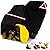 Keyless4U Snow Blower Cover, 300D Durable Oxford Farbic, Fit for Most Snowblowers, with Reflective Strip and Ventilation Holes -Weather Protection Outdoor and Indoor use (Black), 45" L x 60" W x 33" W