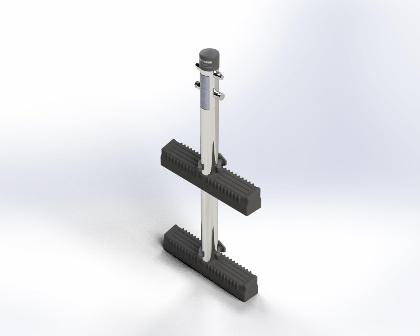 Swing Ladder, 400 lbs Capacity, 2, 3, 4 Steps, 304 Stainless Steel, Center Pole Ladder (3 Step 34")