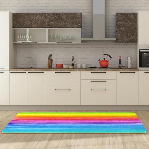 Alfombrillas de cocina antideslizantes lavables absorbentes pasillo VAPOKF 2 uds 3