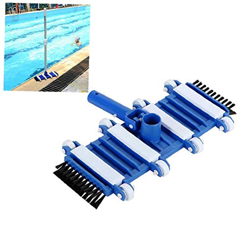 Zwembad vacuümkop met wielen 14" Heavy Duty Flexibele zwembadborstel met Swivel tuingereedschap - Image 7
