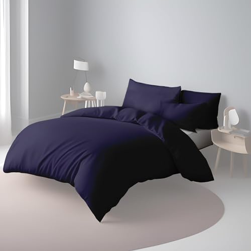 LivinEase Set Copripiumino Matrimoniale 260x240 - Microfibra Copripiumino 260x240cm + Federe 65x65cm – Copripiumino Matrimoniale