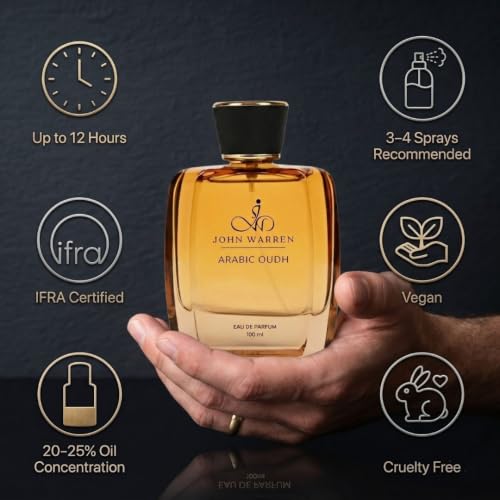 John Warren Arabic Oudh Eau De Parfum 100ml - Image 6