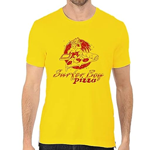 El Cajon Friki Camiseta Surfer Boy Pizza - No Oficial - 0038 (2XL) | Ya disponible en tu tienda friki favorita! En mundofriki.es!