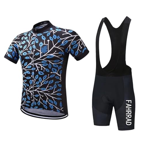 Combinaison de vélo pour sorties estivales KAISUN tenue cycliste homme avec cuissard à bretelle