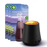 Air Wick Essential Mist - Recambio de Ambientador Difusor de Aceites Esenciales con Aroma a Lavanda y Camomila, Multicolor, 3 x 20ml