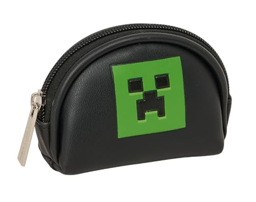Minecraft porte-monnaie compact de qualité supérieure, petit format XS robuste et durable