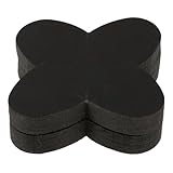 ROMISBABA Bandejas para Chocolate de Papel Kraft Negro, Porta Chocolates Separadores Plegables de 3,4 Cm, Paquete de 100 Unidades para Envoltorio y Decoración de Dulces en Repostería