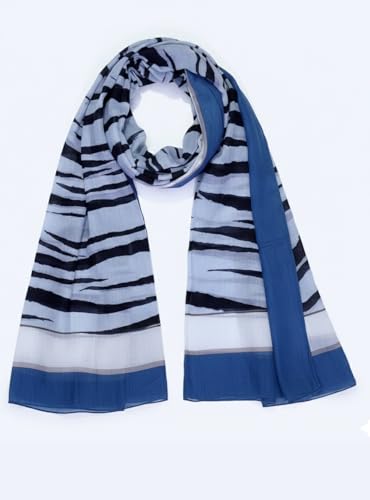 Image of Fabtone Elegant Printed Women's Scarfs |Beach Pareo | 100% Pure Soft Cotton Stole for Ladies /Girls 100x180 cms