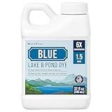 Maplefield 6X Concentrated Blue Pond & Lake Dye - Long-Lasting Color Treats 1.5 Acres per Gallon Pond Dye Concentrate - Fish-Friendly, Easy-Apply Water Feature Color - 32 Fl Oz, Pack of 1