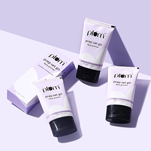 Plum Prep Set Go Face Primer | Minimizes Pores | Weightless Formula | 100% Vegan & Cruelty Free | 30 ml - Image 6