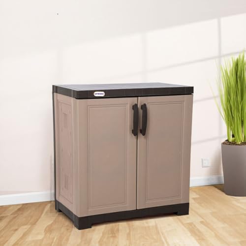 Image of Prima Viva 1 Plastic Cabinet for Shoe Storage, Shoe Rack, Chappal Stand Indoor & Outdoor, Shoes & Chappal Stand for Home.