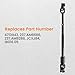 UPFVBLE Power Steering Shaft .05 Piece Lower for JEEP for Cherokee 1988-1994 for Comanche 1986-1992 Black Single Part-Kit or Single Part JCXJ84 AM8288, adapt to your car