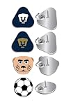 Simran International Inc. Pumas Unam 4 pc Logo Pin set, 18 x 18 mm
