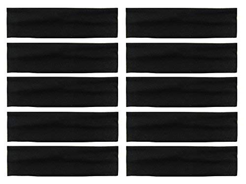 Styla Hair 10 Pack Stretch Headbands Non-Slip Head Wraps Great for Sports, Yoga, Pilates, Running, Gym, Workouts, Baseball, Casual Wear, Gifts & More!