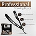 Facón Straight Razors for Men - Professional Barber Straight Edge Razor Kit with 100 Blades, Classic Stainless Steel Barbero Shaver for a Smooth & Precise Shave, Premium Barber Razor for Men's Shaving