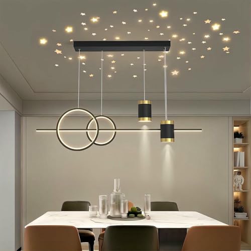 Lampe de table suspendue créative étoilée à intensité réglable - 4