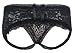 Sofishie Ruffle Back Midnight Bow-Tie Panties - Black 3 - Large