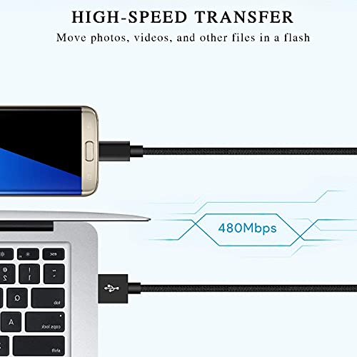 Aosok Ps4 Controller Charger Charging Cable 6Ft Braided Ps4 Charger—Long Micro Usb Fast Charging Cord For Sony Playstaion 4/Xbox One, Android Phones #TOP4