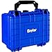 Eylar Protective Hard Case Water & Shock Proof w/Foam TSA Approved 8.12 inch 6.56 inch 3.56 inch (Blue)