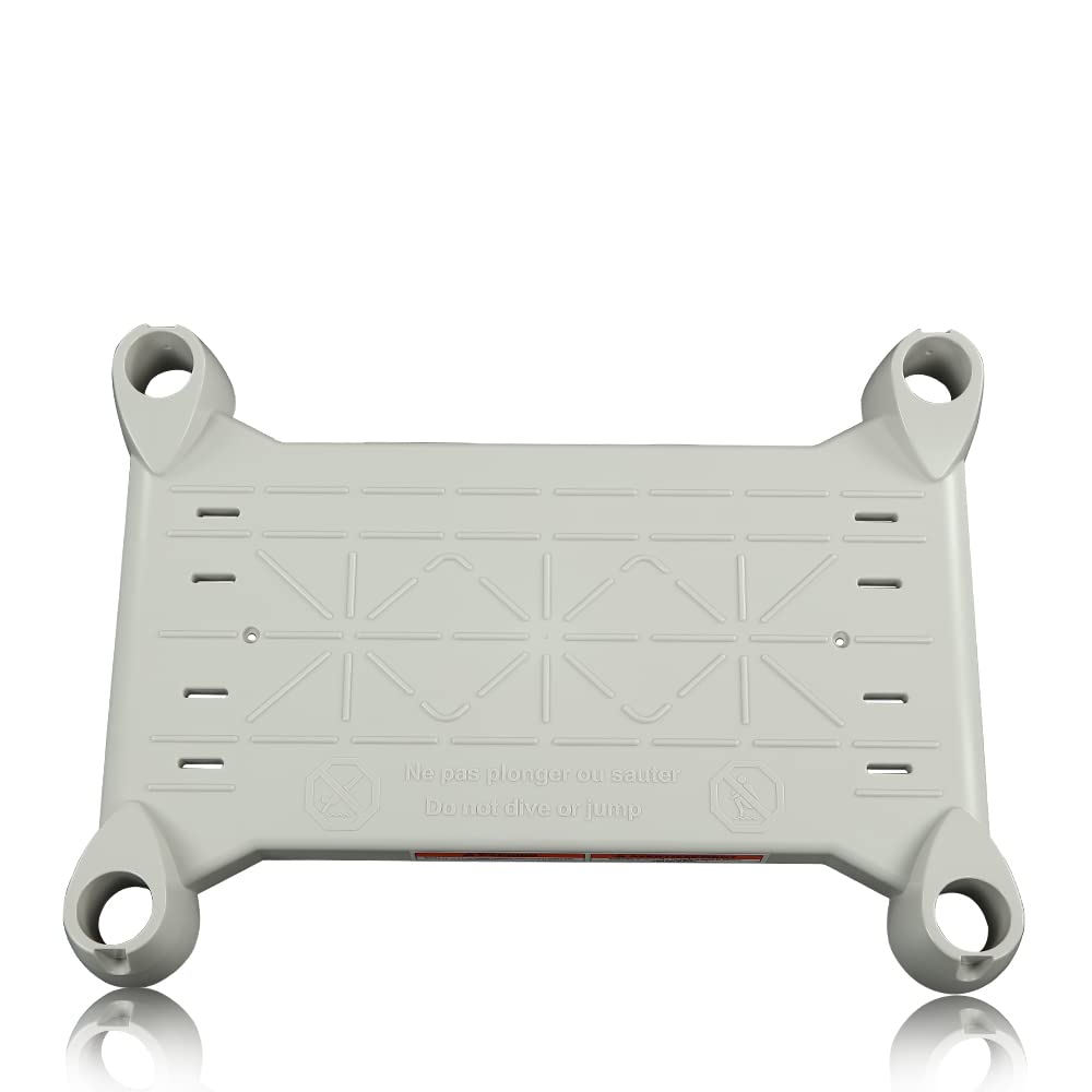 G-PLUS Plataforma de salto para piscina, color gris