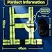 OXYWYAN Reflective Vest with Portable Pack, High Visible Safety Gear for Running Cycling Walking, Adjustable for Men Women