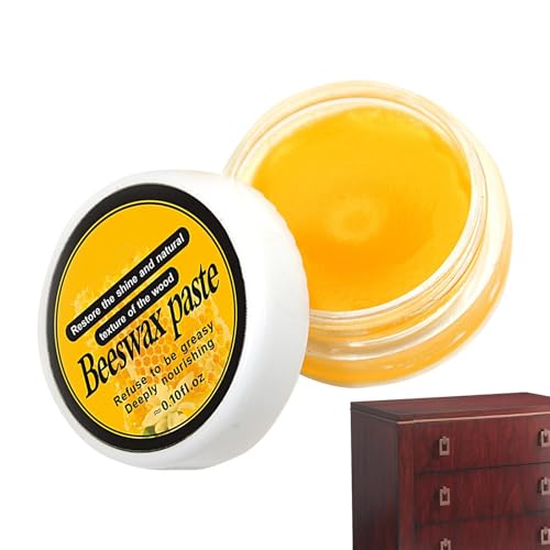 Pulidor de cera de abeja para madera, cera de madera para restaurador de muebles F, 3 g, cera de abeja natural F-urniture limpiador para mesas de suelo, sillas, gabinetes para F.urniture Home Protect