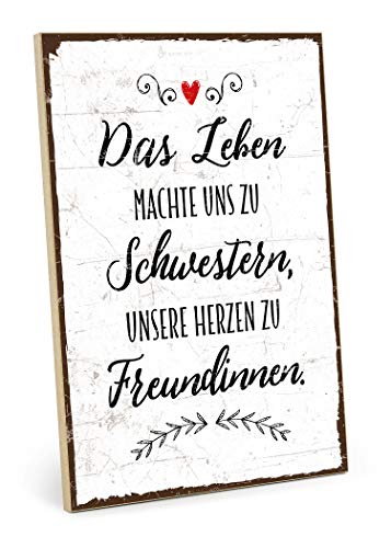 TypeStoff Panneau en bois avec inscription Cover