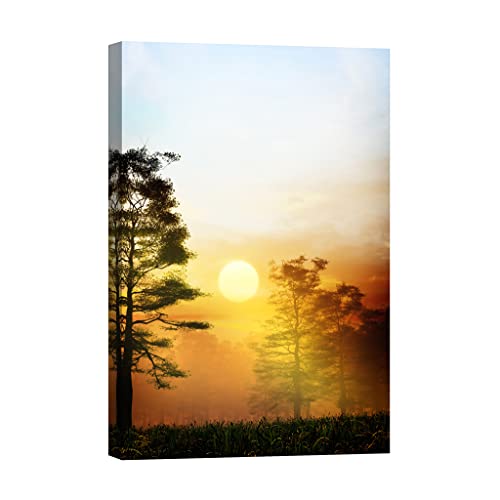 Grand tableau nature DCL056-2 de haute qualité à effet photoluminescent