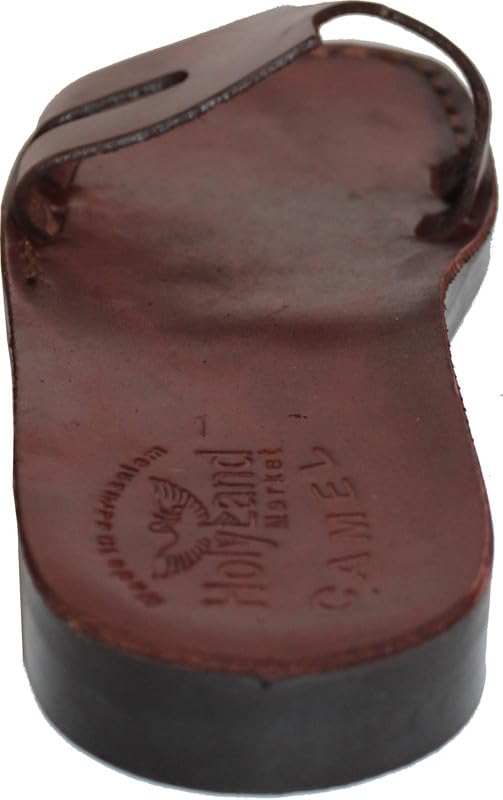 Holy Land Market Men/Women Biblical Jesus Leather Sandals/Slides From Jerusalem (Lydia Style)3
